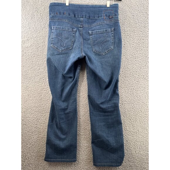 Jag Jeans Womens Pull-On Stretch Denim Jeans Size 8P - Picture 2 of 9